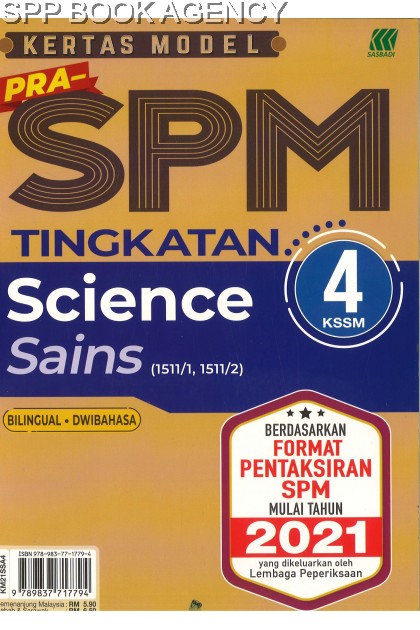(SASBADI) KERTAS MODEL PRA SPM SAINS TINGKATAN 4