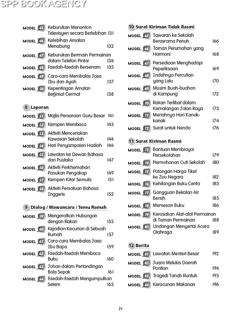 Pelangi Superb Model Penulisan Upsr Tahun 4 5 6
